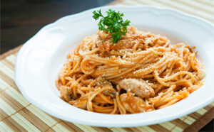 Creamy Tomato Spaghetti